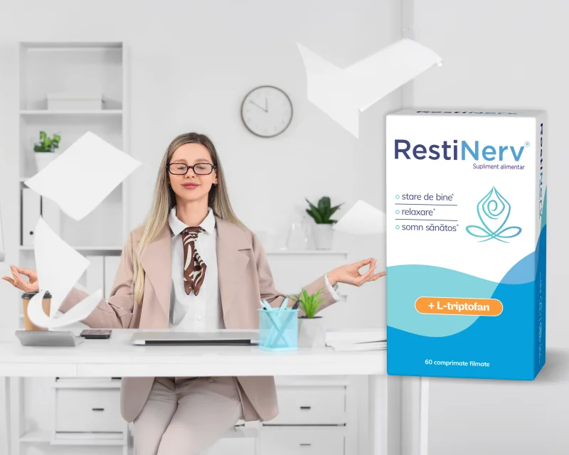 Cutia RestiNerv® cu 60 de comprimate filmate