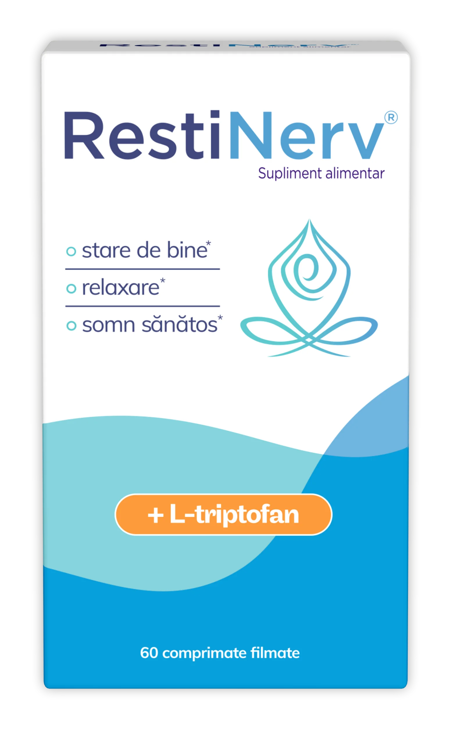 Cutia RestiNerv® cu 60 de comprimate filmate